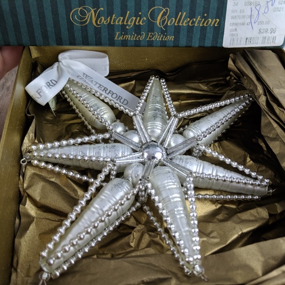 Waterford nostalgic Star hope ornament tree xmas h - Picture 2 of 6
